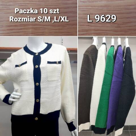 Kardigan damskie L9629 Mix kolor S/M-L/XL 1