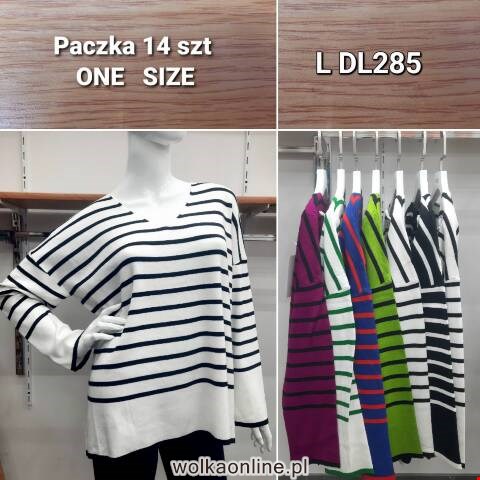 Sweter damskie DL285 Mix kolor Standard