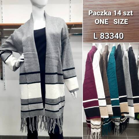 Narzutka damskie L83340 Mix kolor Standard