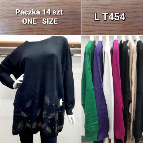 Sweter damskie LT454 Mix kolor Standard