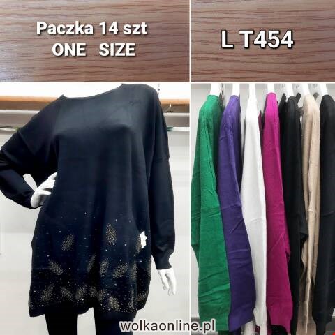 Sweter damskie LT454 Mix kolor Standard