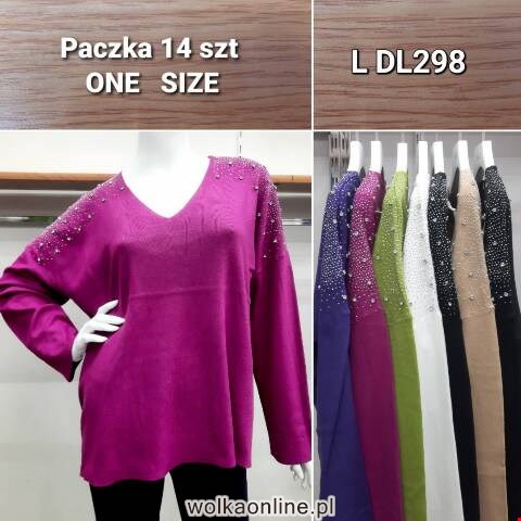 Sweter damskie DL298 Mix kolor Standard