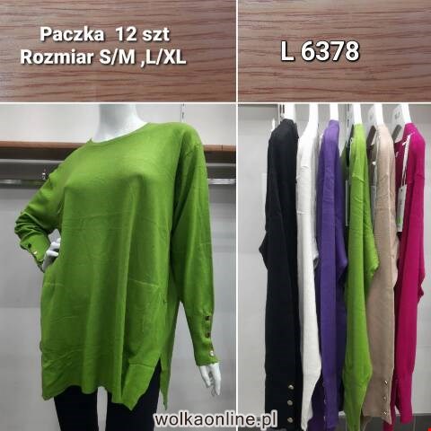 Sweter damskie L6378 Mix kolor S/M-L/XL