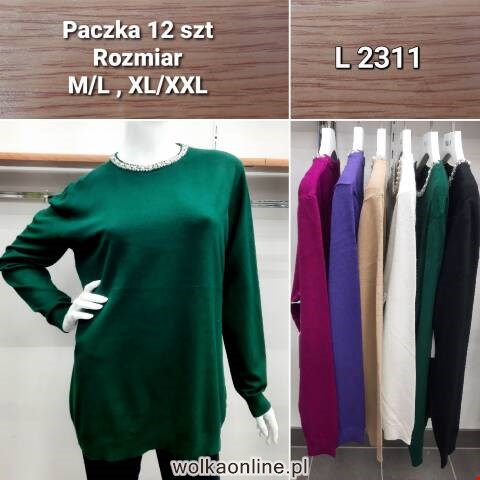 Sweter damskie L2311 Mix kolor M-2XL