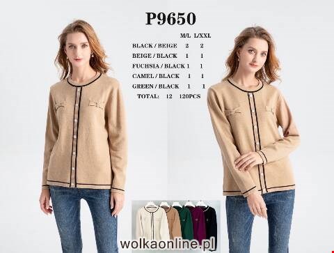 Sweter damskie P9650 Mix kolor Standard