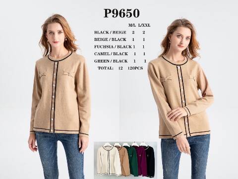 Sweter damskie P9650 Mix kolor Standard 1