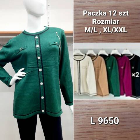 Sweter damskie L9650 Mix kolor M-2XL