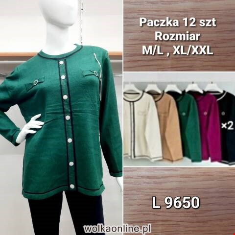 Sweter damskie L9650 Mix kolor M-2XL