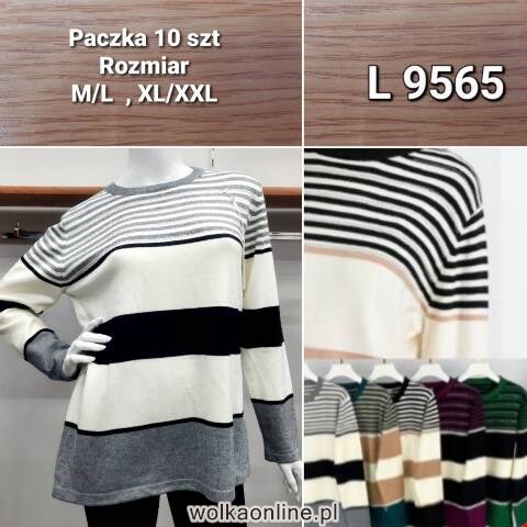 Sweter damskie L9565 Mix kolor M-2XL