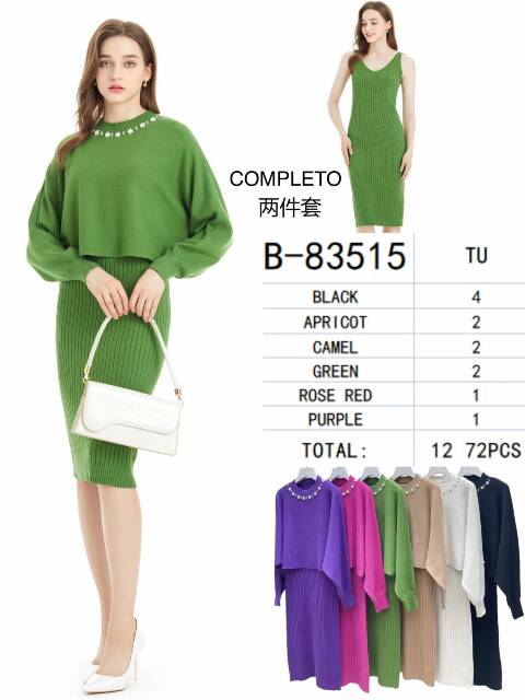 Komplet  damskie B-83515 Mix kolor Standard 1