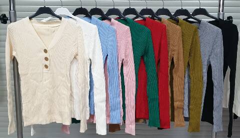 Sweter damskie 6339 Mix kolor Standard 1