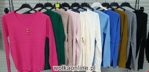 Sweter damskie 6370 Mix kolor Standard