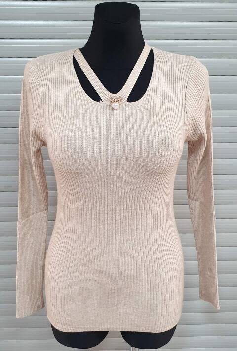 Sweter damskie 6375 Mix kolor Standard