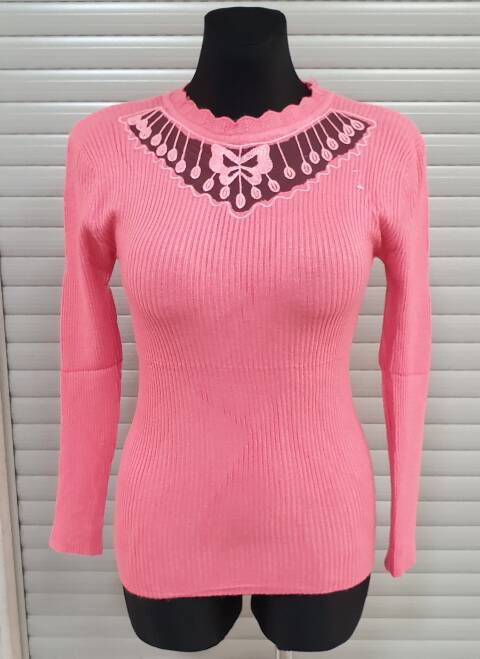 Sweter damskie 6381 Mix kolor Standard