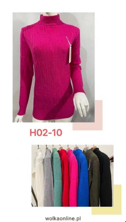 Sweter damskie H02-10 Mix kolor Standard