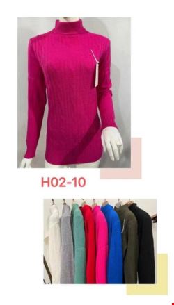 Sweter damskie H02-10 Mix kolor Standard