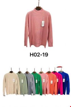 Sweter damskie H02-19 Mix kolor Standard