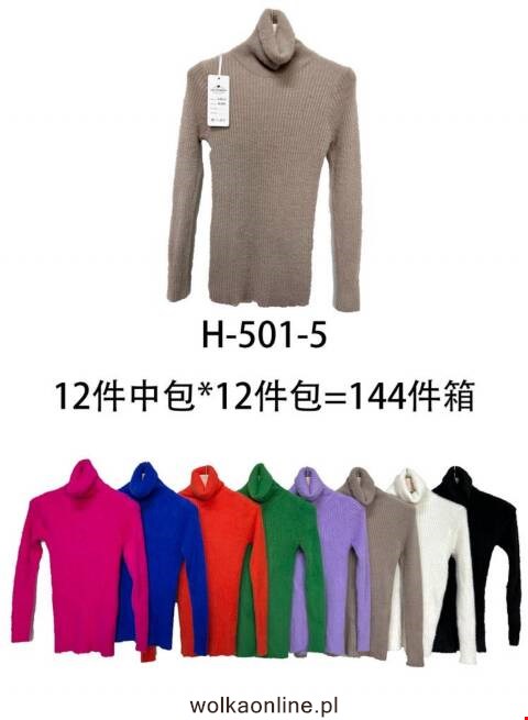 Sweter damskie H-501-5 Mix kolor Standard