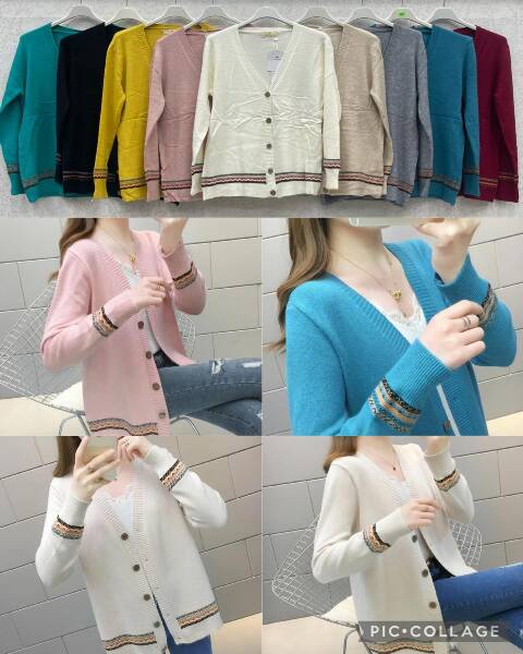 Sweter damskie 6424 Mix kolor Standard 1