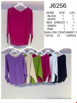 Sweter damskie J6256 Mix kolor S/M-L/XL