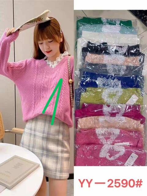 Sweter damskie YY-2590 Mix kolor Standard 1