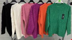 Sweter damskie 6441 Mix kolor Standard