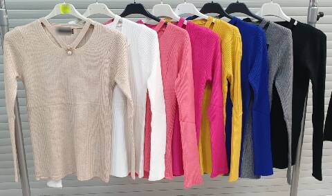 Sweter damskie 6450 Mix kolor Standard 1
