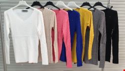 Sweter damskie 6453 Mix kolor Standard