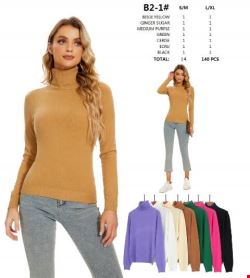 Sweter damskie B2-1 Mix kolor S/M-L/XL