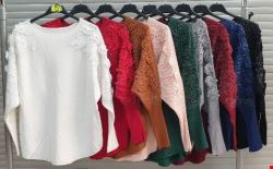 Sweter damskie 6477 Mix kolor Standard