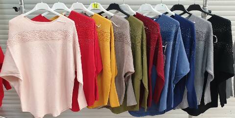Sweter damskie 6478 Mix kolor Standard 1