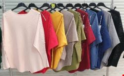 Sweter damskie 6479 Mix kolor Standard