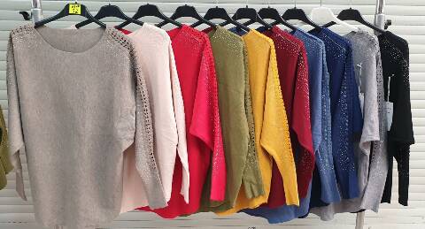 Sweter damskie 6482 Mix kolor Standard 1