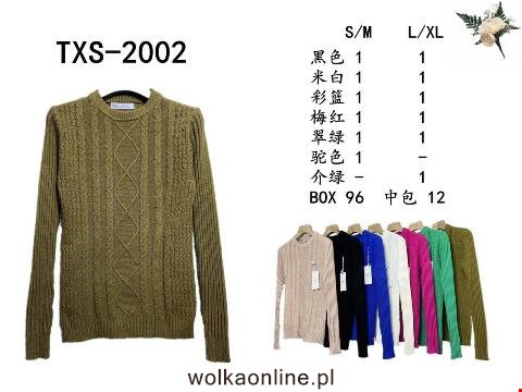 Sweter damskie TXS-2002 Mix kolor S/M-L/XL