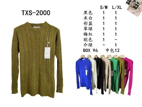 Sweter damskie TXS-2000 Mix kolor S/M-L/XL 1