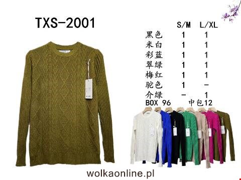 Sweter damskie TXS-2001 Mix kolor S/M-L/XL