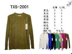 Sweter damskie TXS-2001 Mix kolor S/M-L/XL