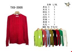 Sweter damskie TXS-2005 Mix kolor S/M-L/XL