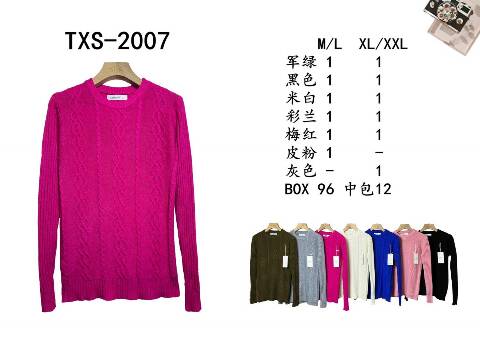 Sweter damskie TXS-2007 Mix kolor S/M-L/XL 1