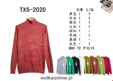 Sweter damskie TXS-2020 Mix kolor S/M-L/XL