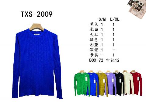 Sweter damskie TXS-2009 Mix kolor S/M-L/XL 1