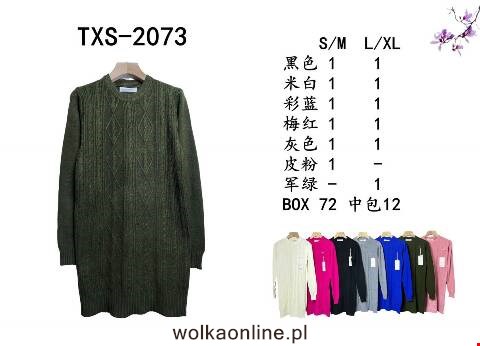 Sweter damskie TXS-2073 Mix kolor S/M-L/XL