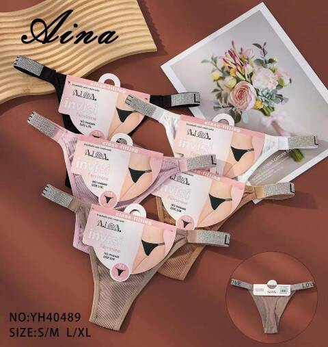 Stringi damskie YH40489 Mix kolor S/M-L/XL