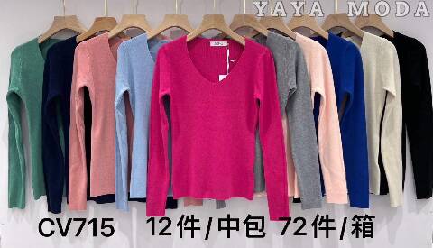 Sweter damskie CV715 Mix kolor Standard