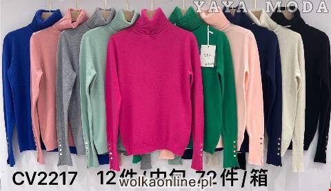 Sweter damskie CV2217 Mix kolor Standard