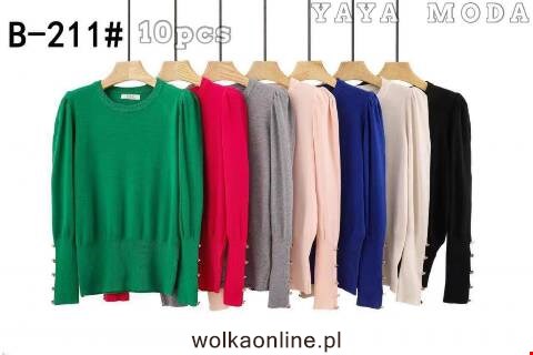 Sweter damskie B-211 Mix kolor Standard