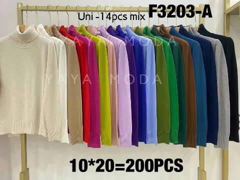 Sweter damskie F3203-A Mix kolor Standard 1