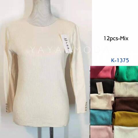 Sweter damskie K-1375 Mix kolor Standard 1