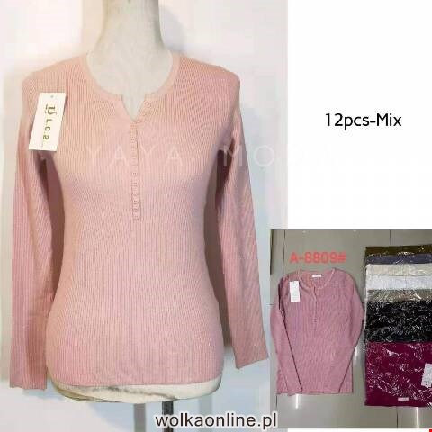 Sweter damskie A-8809 Mix kolor Standard