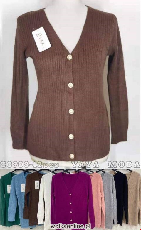 Sweter damskie C0908 Mix kolor Standard